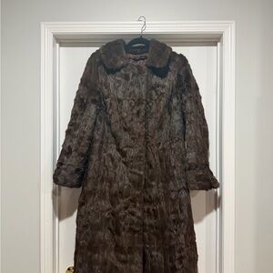 Vintage mink fur coat